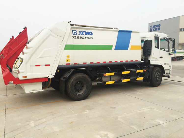 XCMG 8 ton 12.5cbm compressed garbage truck XZJ5160ZYSD5 collection and transfer equipment price